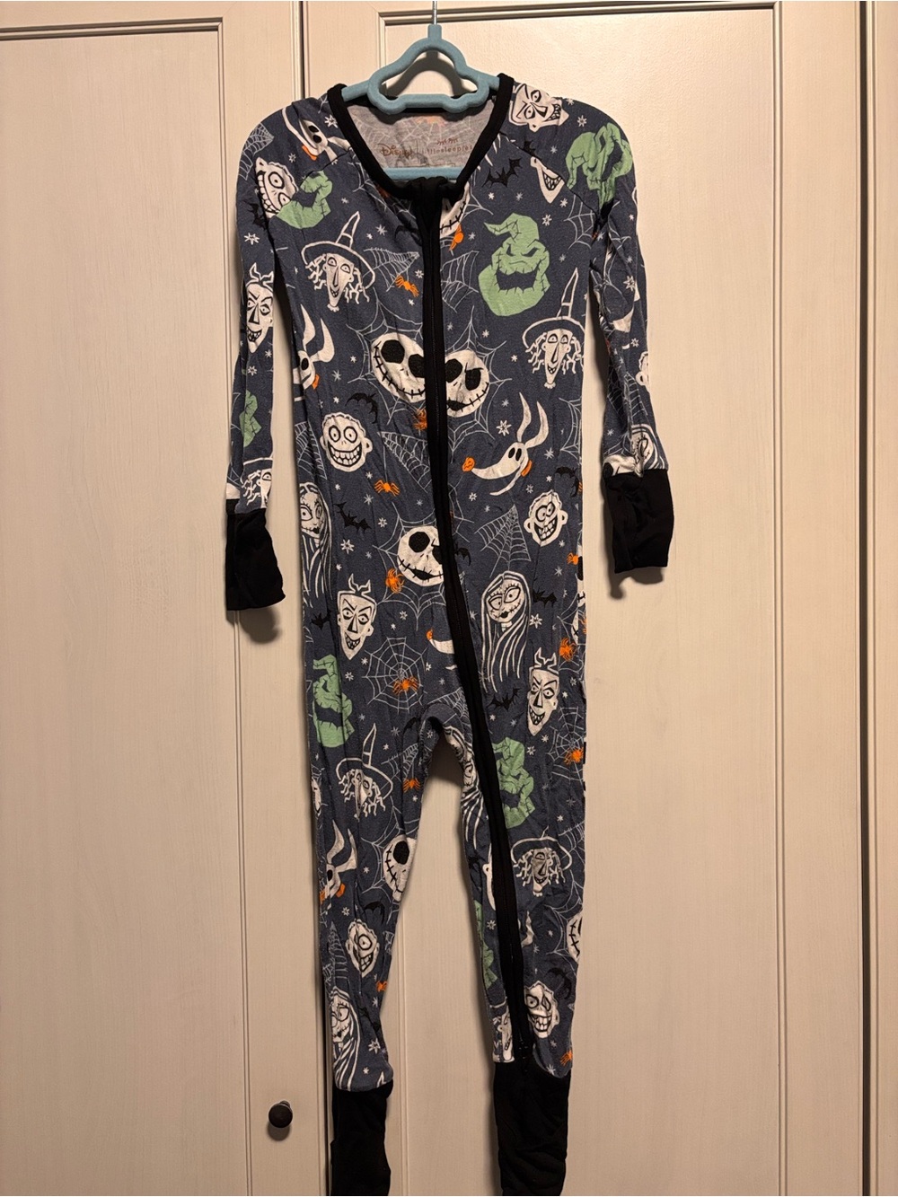 Kids' Navy Halloween Character One-Piece Pajama